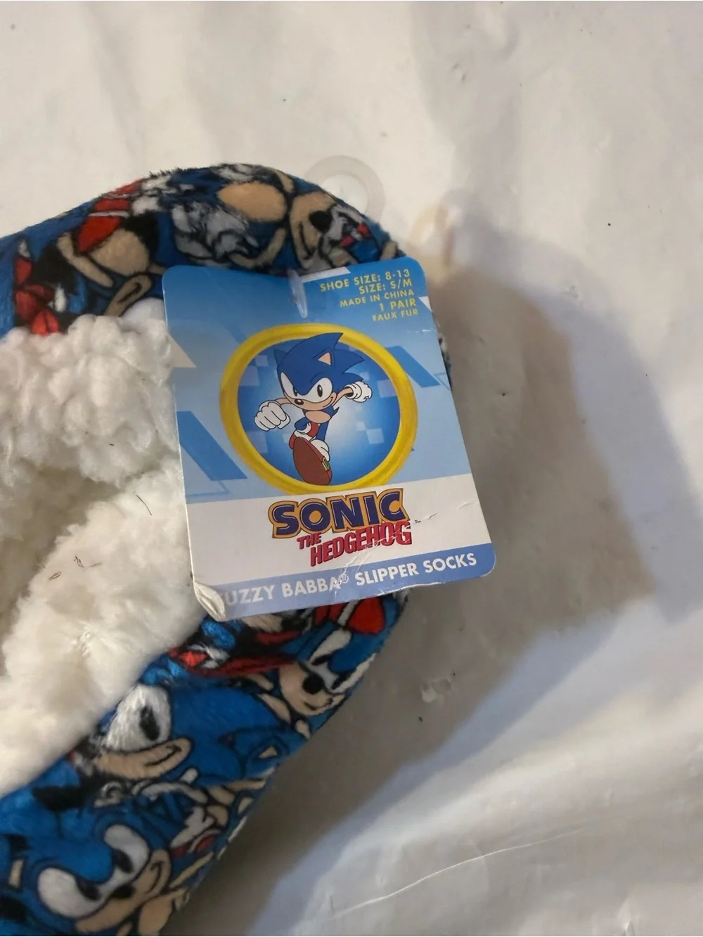 Sonic The Hedgehog socks sega sonic